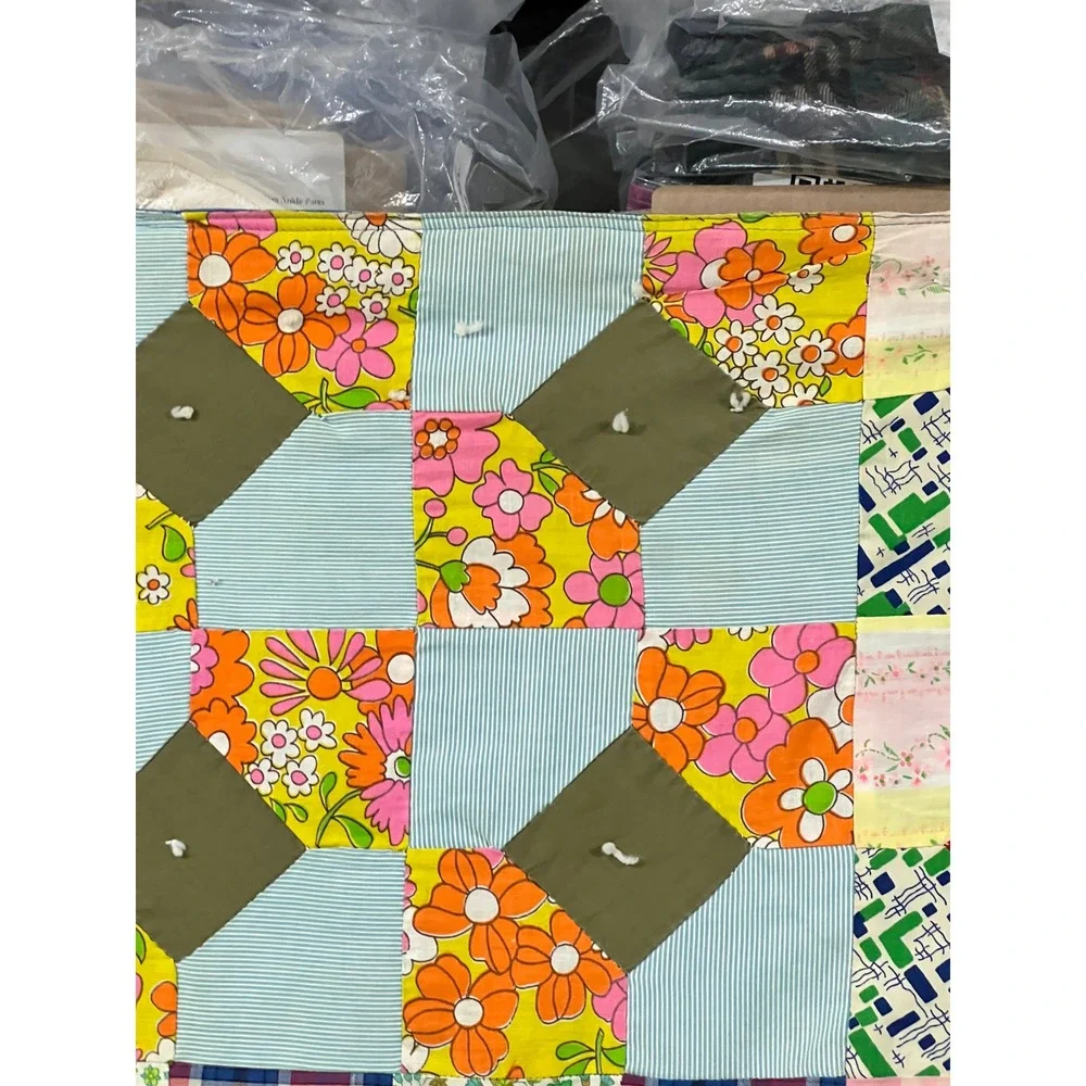 Handmade vintage patchwork